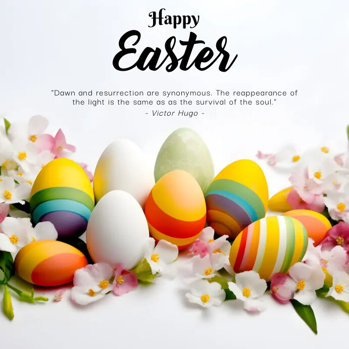 Basic Easter Post easter Template | PosterMyWall