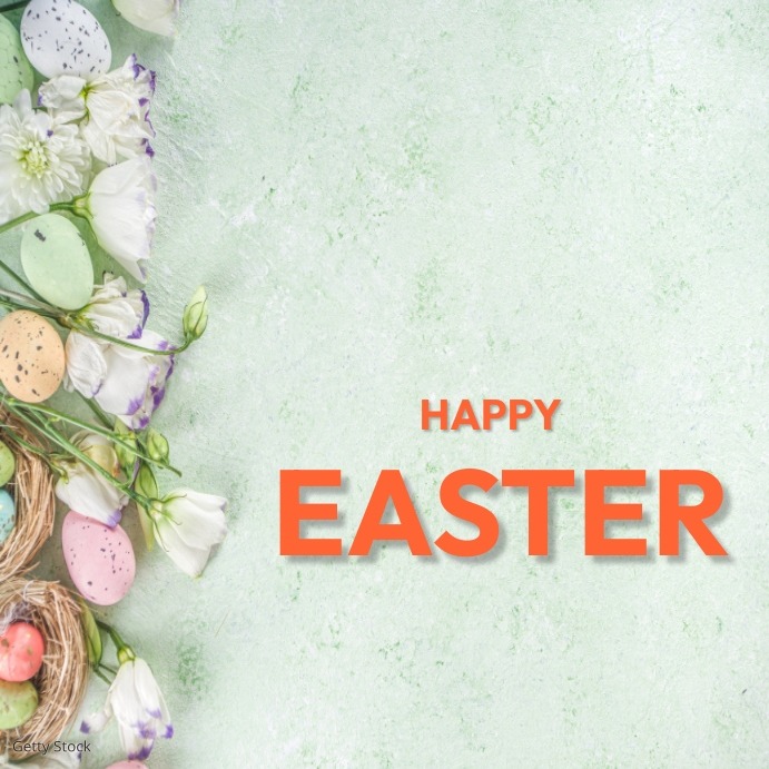 Basic Easter Post Easter Template | PosterMyWall