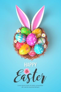 Easter Plakat template