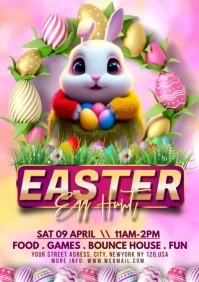 easter A3 template
