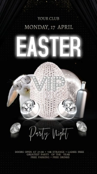 Easter Digital Display (9:16) template