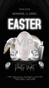 Easter Цифровой дисплей (9 : 16) template