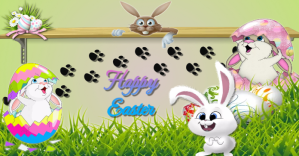 Easter Imagen Compartida en Facebook template