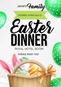 Easter dinner 2022 A3 template
