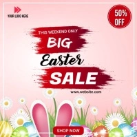 Easter Discount Advert Instagram Post template