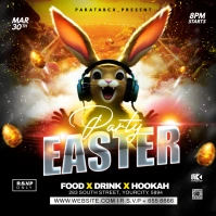 Easter Dj Party Flyer Pos Instagram template