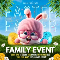 Easter egg hunt, Easter, Easter party Post Instagram template