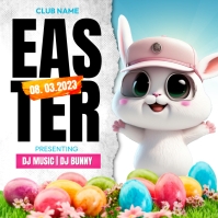 Easter egg hunt, Easter, Easter party Instagram Post template