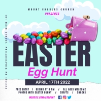 Easter Egg Hunt Publicación de Instagram template