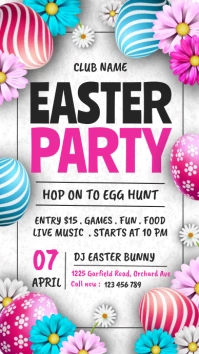 easter egg hunt Instagram Story template
