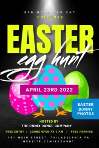 Easter Egg Hunt Tumblr Graphic template