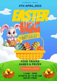 EASTER EGG HUNT A4 template