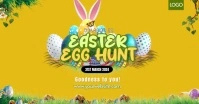 easter egg hunt Facebook Shared Image template