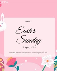 easter egg hunt Instagram Portrait template