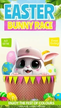 easter egg hunt Instagram Story template