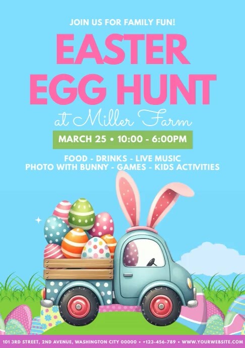 Easter Egg Hunt Template PosterMyWall