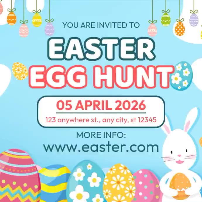 Easter Egg Hunt Modelo | PosterMyWall