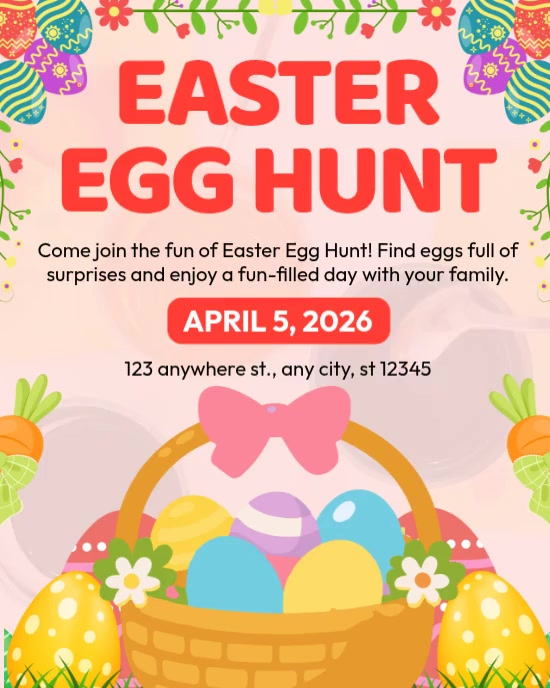 Easter Egg Hunt Modelo | PosterMyWall
