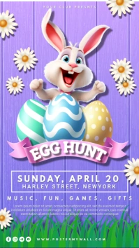 Easter Egg Hunt Instagram Story template