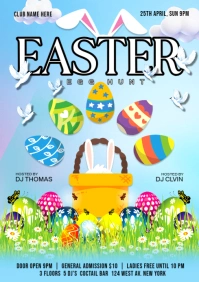 EASTER EGG HUNT A3 template