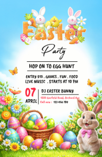 Easter egg hunt Boulevardzeitung template
