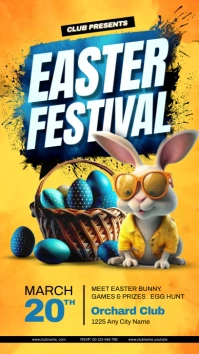 easter egg hunt Instagram Story template