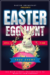 Easter Egg Hunt Tumblr Graphic template