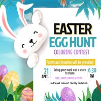 Easter egg hunt Wpis na Instagrama template
