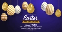 EASTER EGG HUNT FACEBOOK IMAGE VIDEO POSTER template