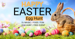 Easter Egg Hunt Flyer Facebook 共享图片 template
