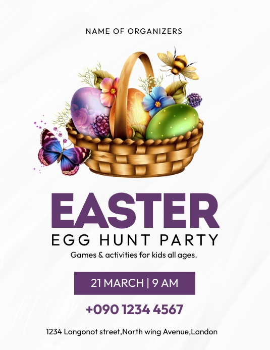 EASTER EGG HUNT FLYER Template PosterMyWall EASTER EGG HUNT FLYER Template PosterMyWall
