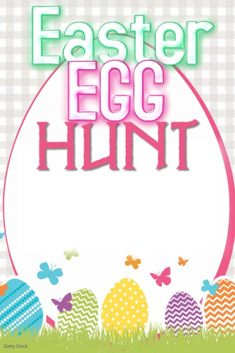 Printable Easter Egg Hunt Invitations plantilla-de-caza-de-huevos-de-pascua-postermywall