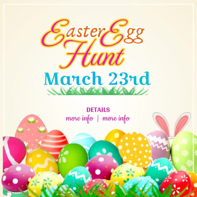 Easter Egg Hunt IG Post Template | PosterMyWall