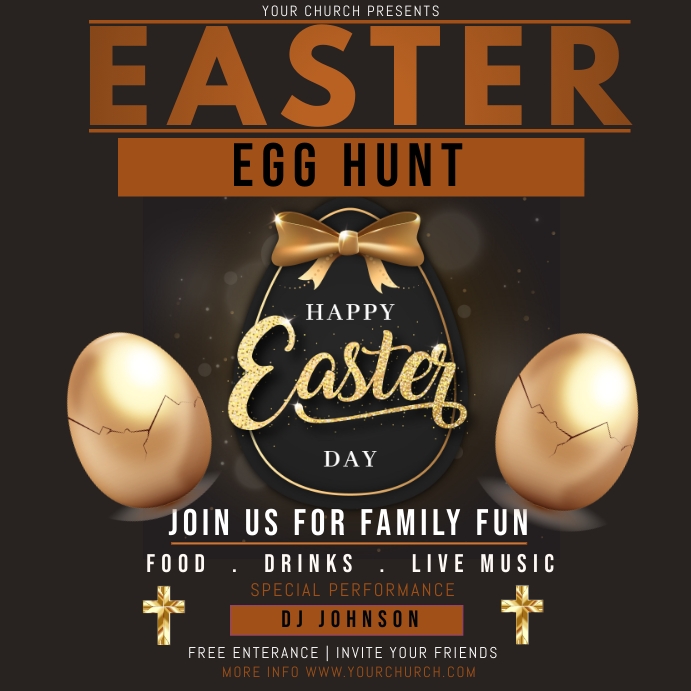 Easter egg hunt instagram post Template | PosterMyWall