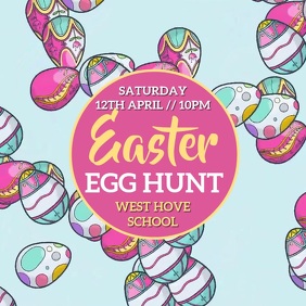 Easter Event Video Template Quadrato (1:1)