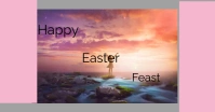 Easter feast Facebook Shared Image template
