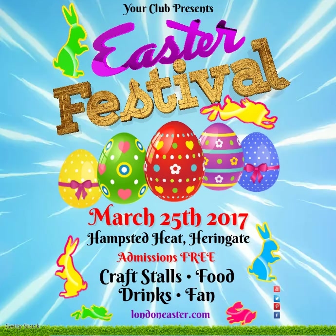 Easter Festival Poster Insta