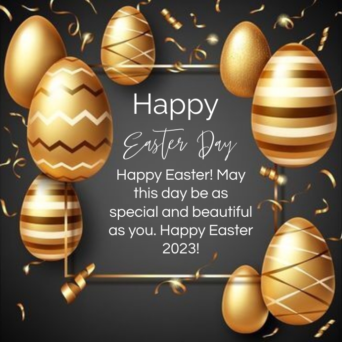Easter festival social media post Happy Easte Template | PosterMyWall