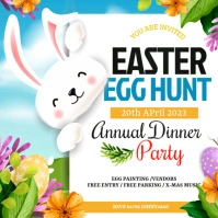 Easter festival template Square (1:1)