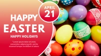Easter flyer Digital Display (16:9) template