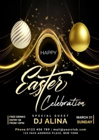 Easter Flyer A3 template
