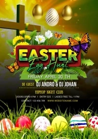 Easter Flyer A4 template