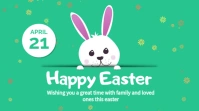 Easter flyer Digital Display (16:9) template