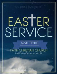 customizable design templates for easter church service postermywall church easter flyers