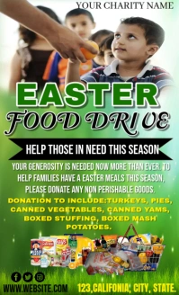 Easter food drive design template Format US Legal