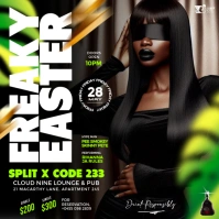 Easter Friday Jams Night Club Party Event Flyer Instagram-Beitrag template