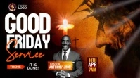 Easter Good Friday Template Ecrã digital (16:9)