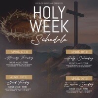 holy week Template | PosterMyWall