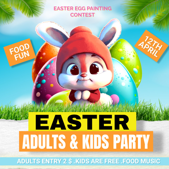 Easter Instagram post Template | PosterMyWall