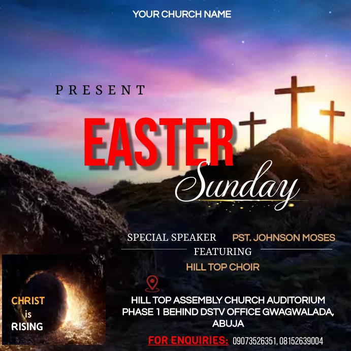 Easter invitation Template | PosterMyWall